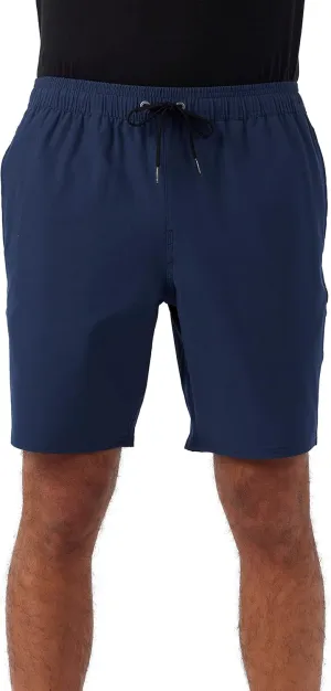 O'NEILL Men's Santa Cruz Khaki Shorts - Quick Dry 18-Inch Outseam Elastic Waist Mens Khaki Shorts for Outdoor Activities