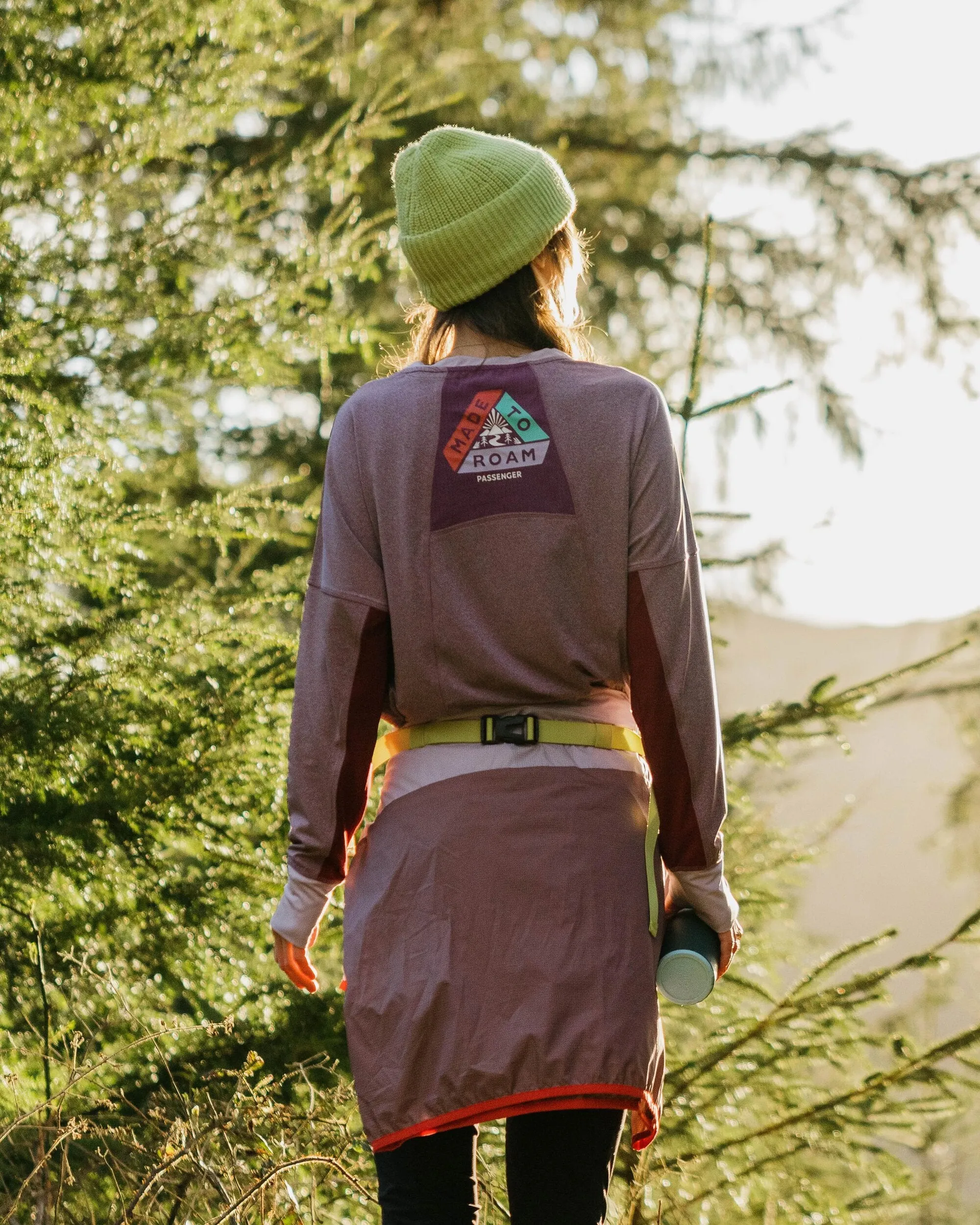 Pacifica Recycled Active LS Top - Berry Marl