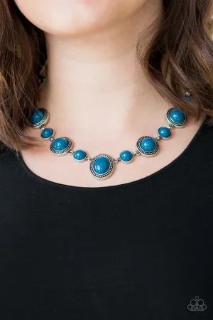 Paparazzi Voyager Vibes Blue Necklace Set
