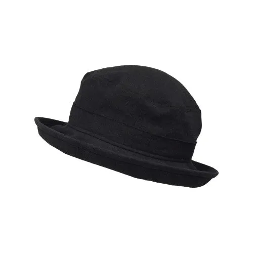 Patio Linen Sun Protection Bowler Hat