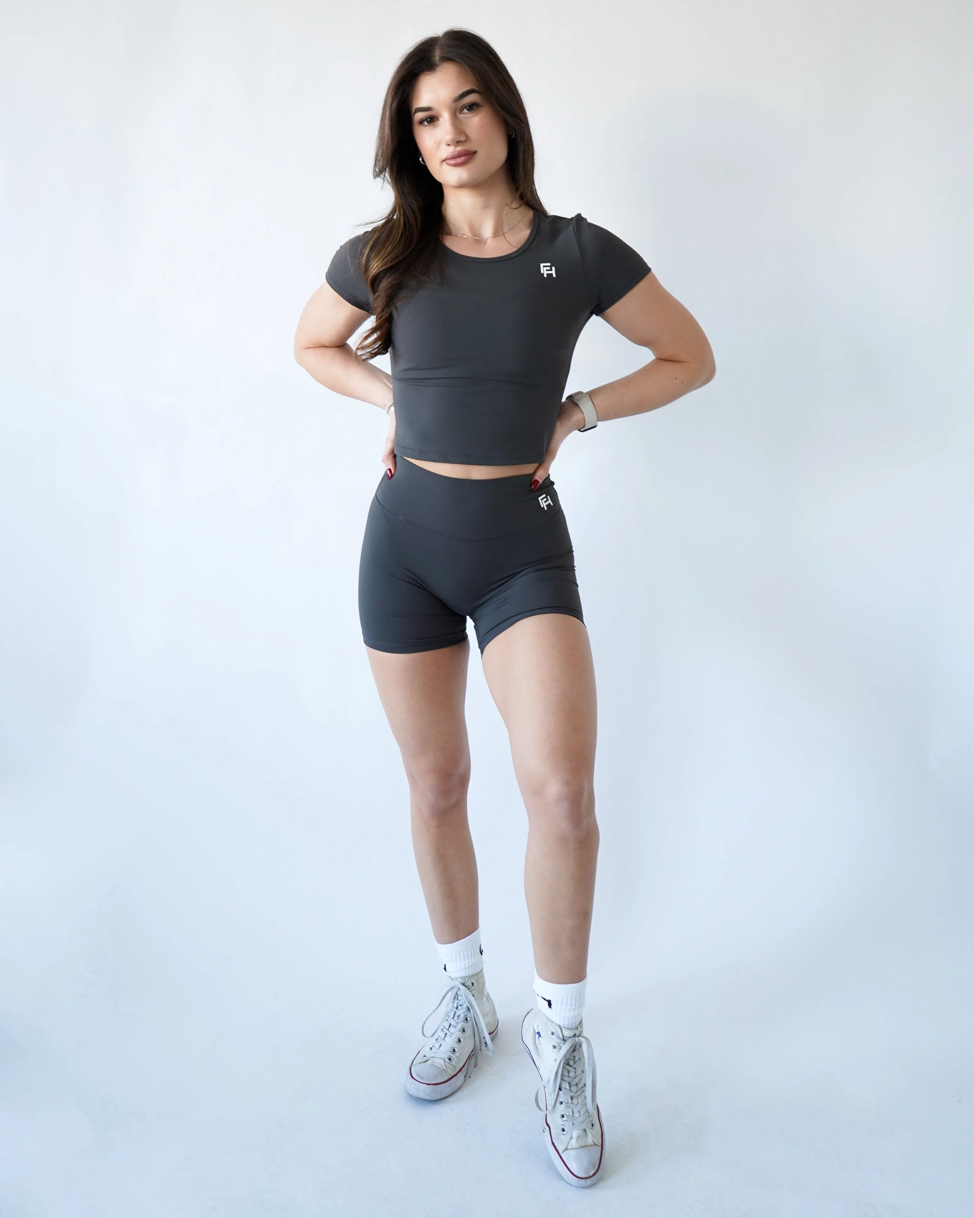 Performance Biker Shorts 6” - Iron