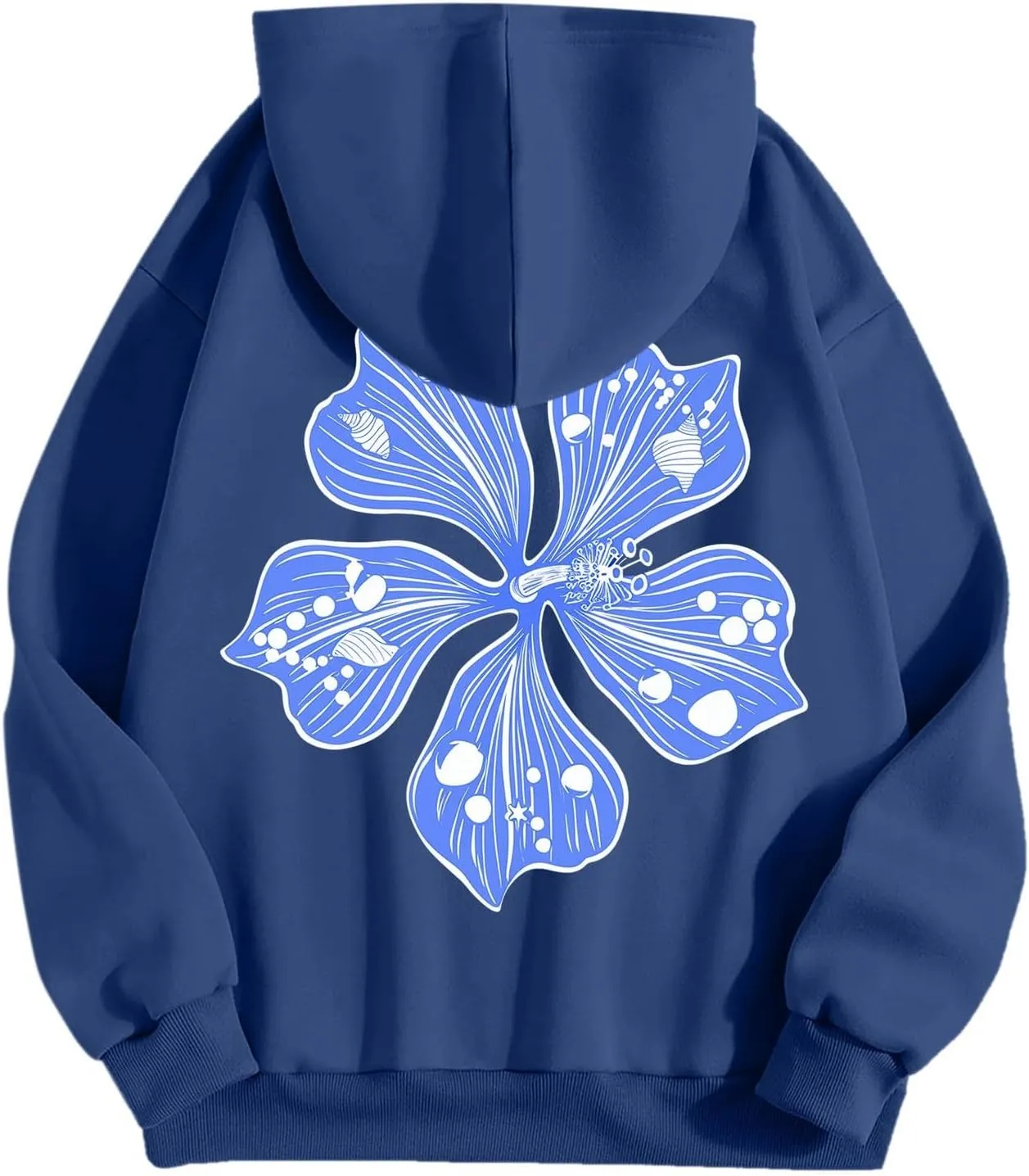 Pink Puff Hoodie Graphic Hoodies For Teen Girls Cute Sweatshirt Oversized Pullover Long Sleeve Preppy Tops