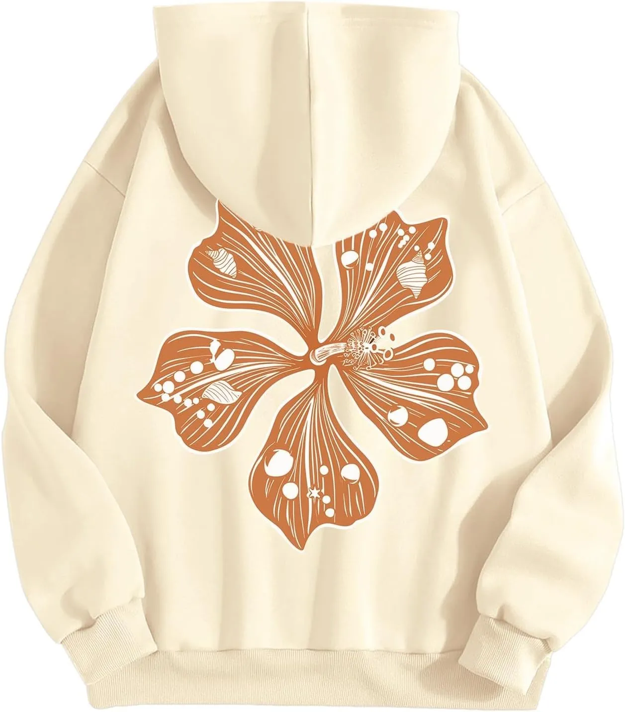 Pink Puff Hoodie Graphic Hoodies For Teen Girls Cute Sweatshirt Oversized Pullover Long Sleeve Preppy Tops