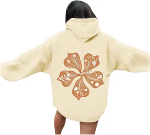 Pink Puff Hoodie Graphic Hoodies For Teen Girls Cute Sweatshirt Oversized Pullover Long Sleeve Preppy Tops