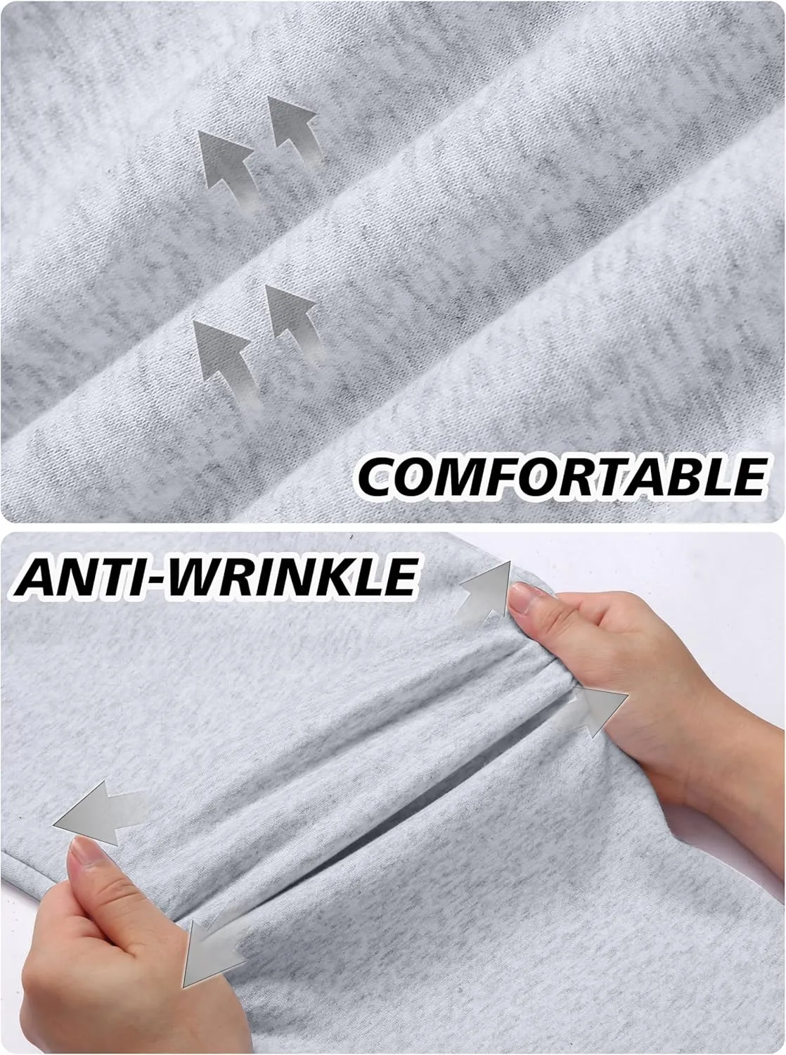 PINSPARK Men's Sweatpants Open Bottom Flared Sweatpants Elastic Waist Fleece Cotton Pants Baggy Warm Sweat Pants with Pockets