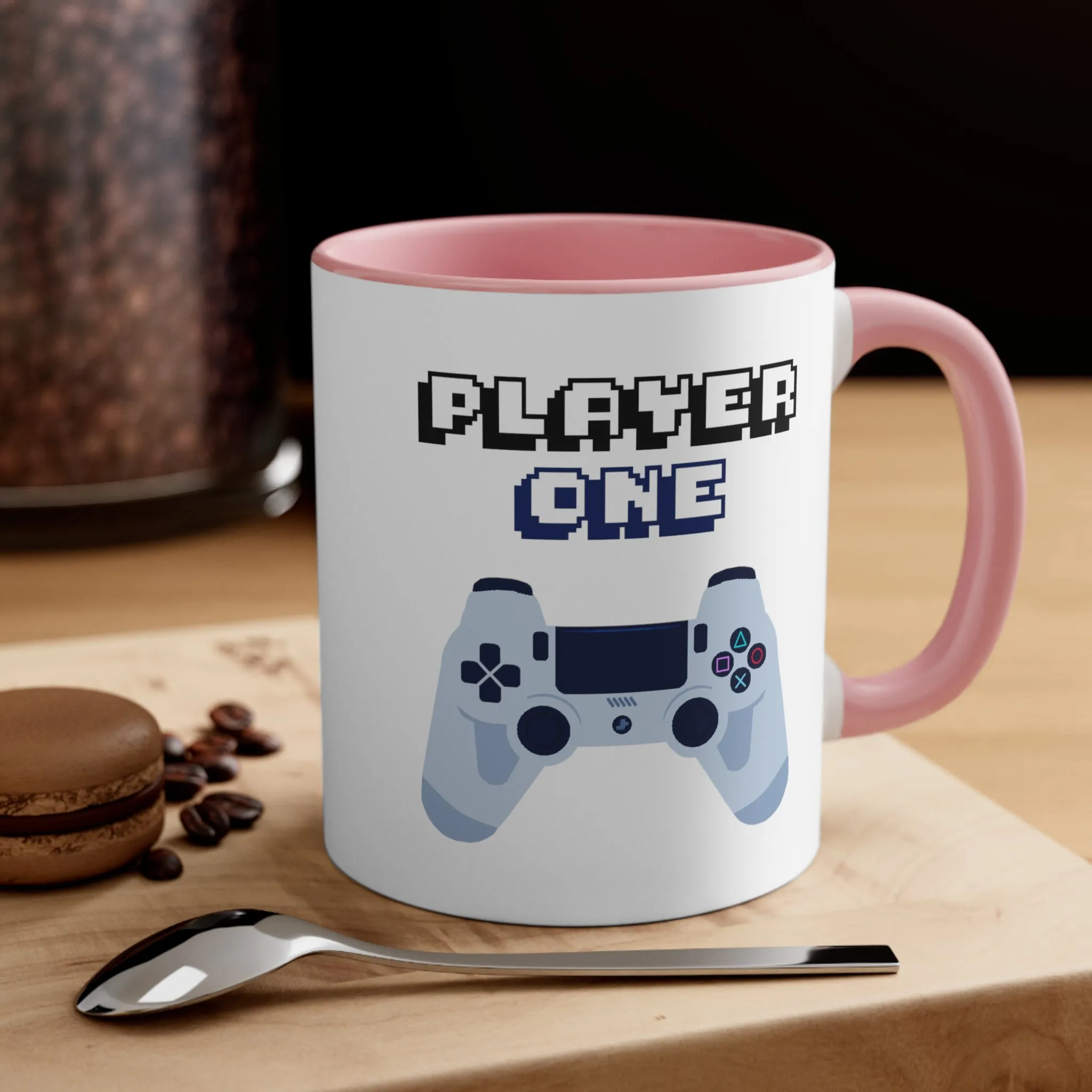 Player One Accent Coffee Mug, 11oz