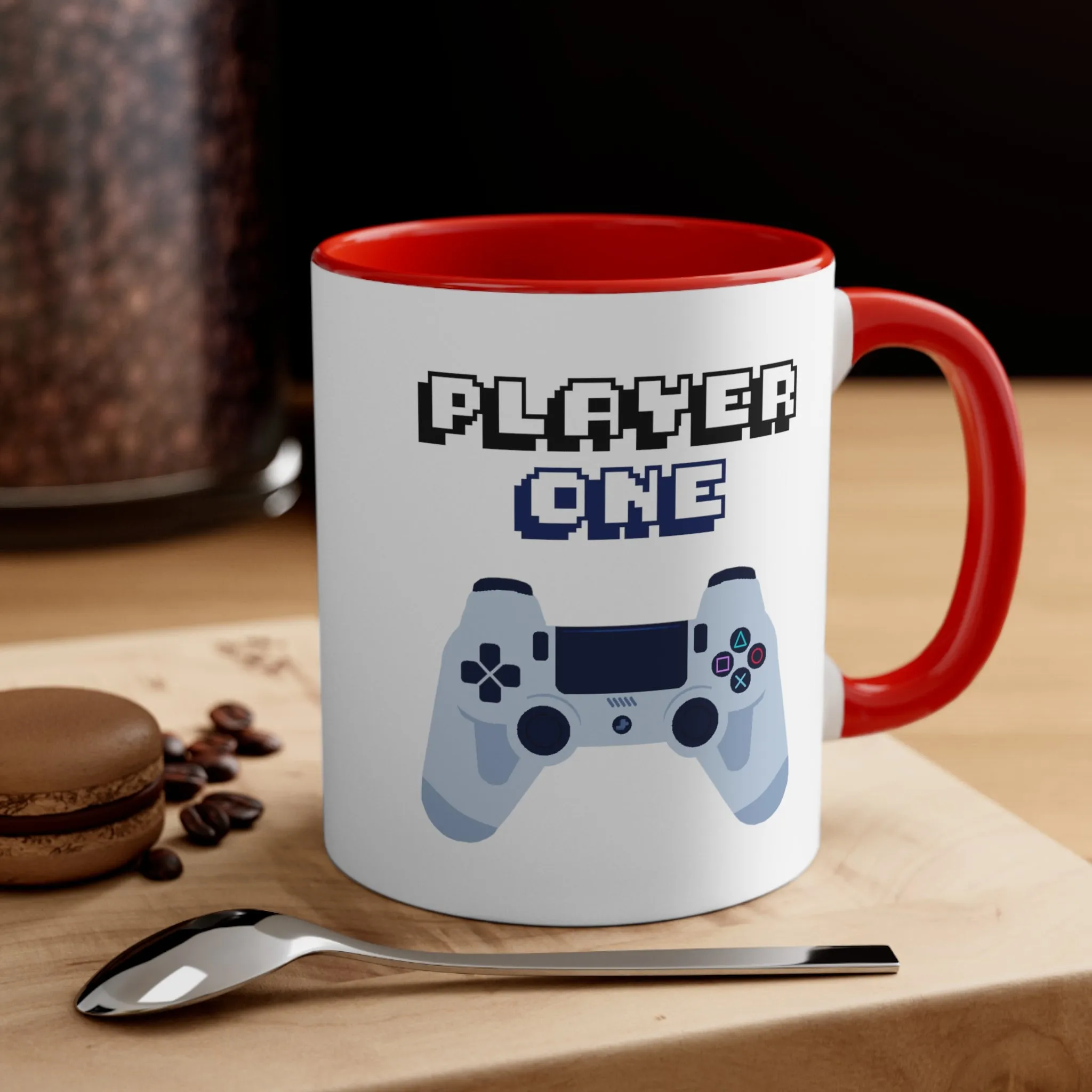Player One Accent Coffee Mug, 11oz
