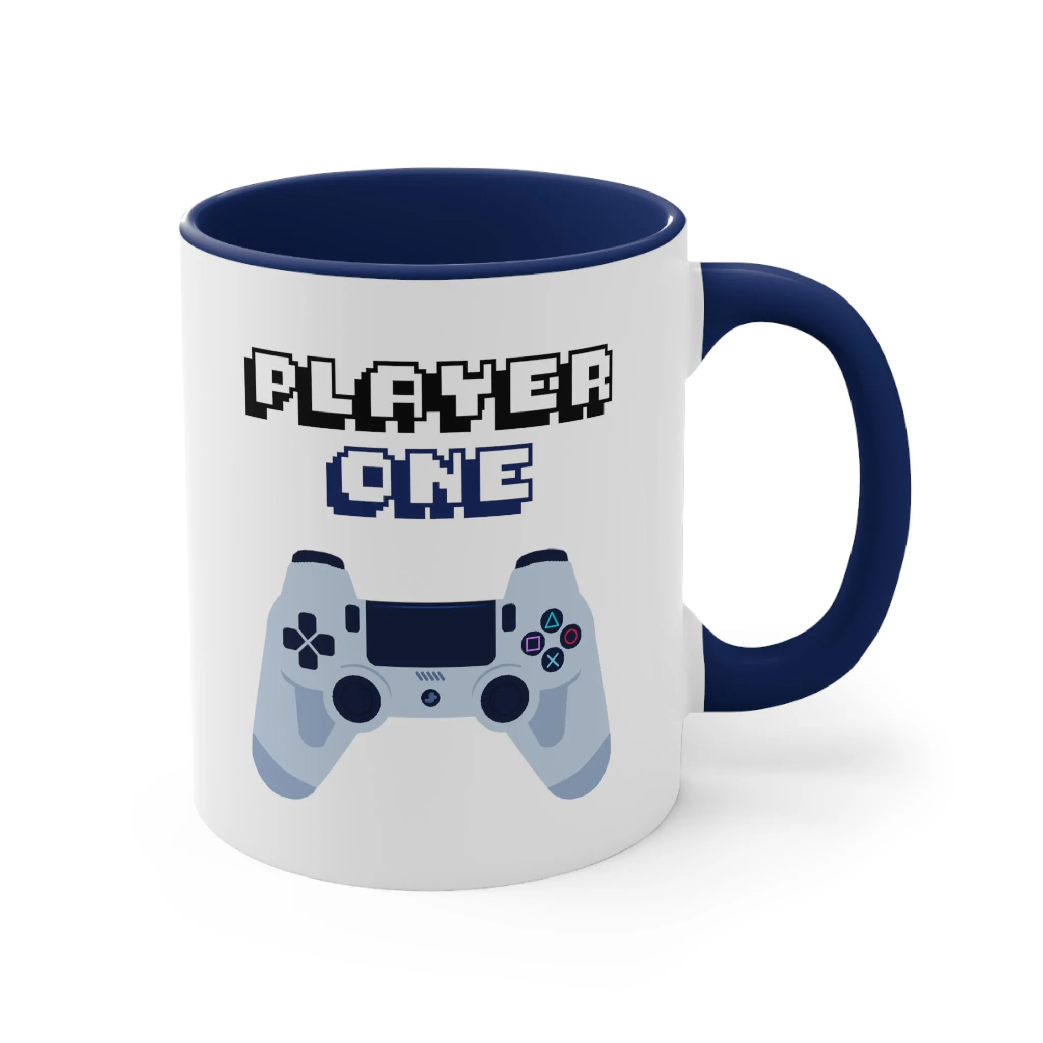 Player One Accent Coffee Mug, 11oz