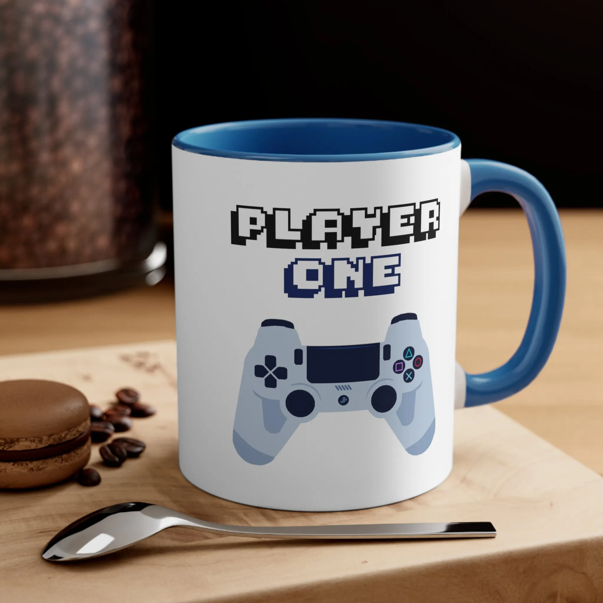 Player One Accent Coffee Mug, 11oz