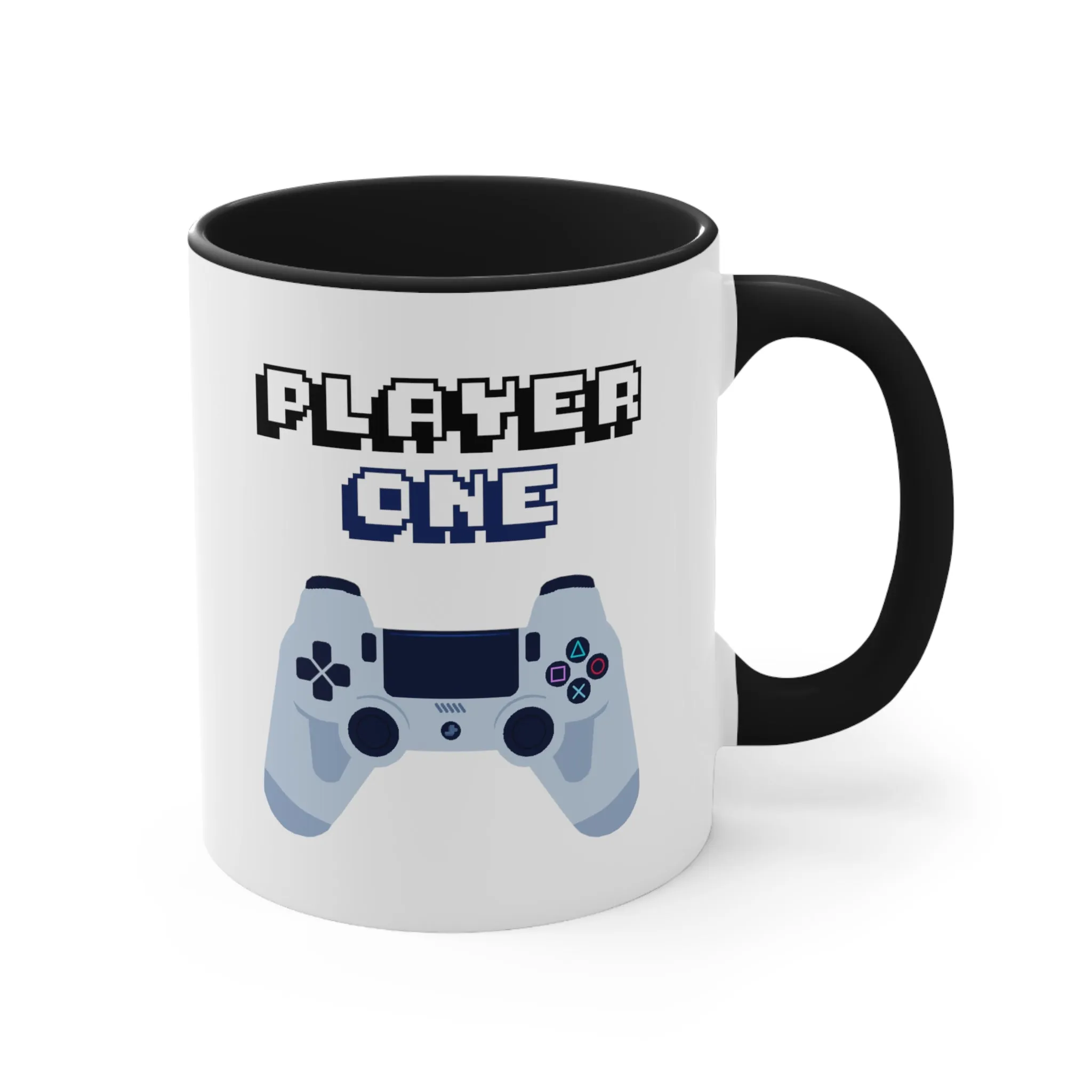 Player One Accent Coffee Mug, 11oz