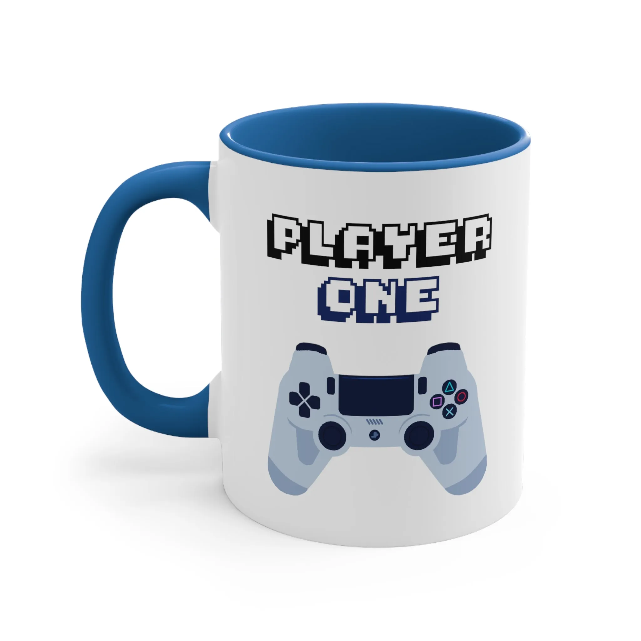 Player One Accent Coffee Mug, 11oz