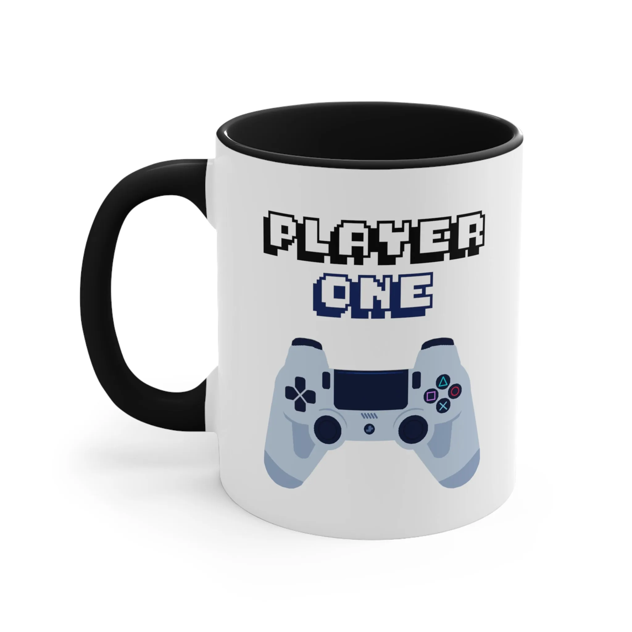 Player One Accent Coffee Mug, 11oz