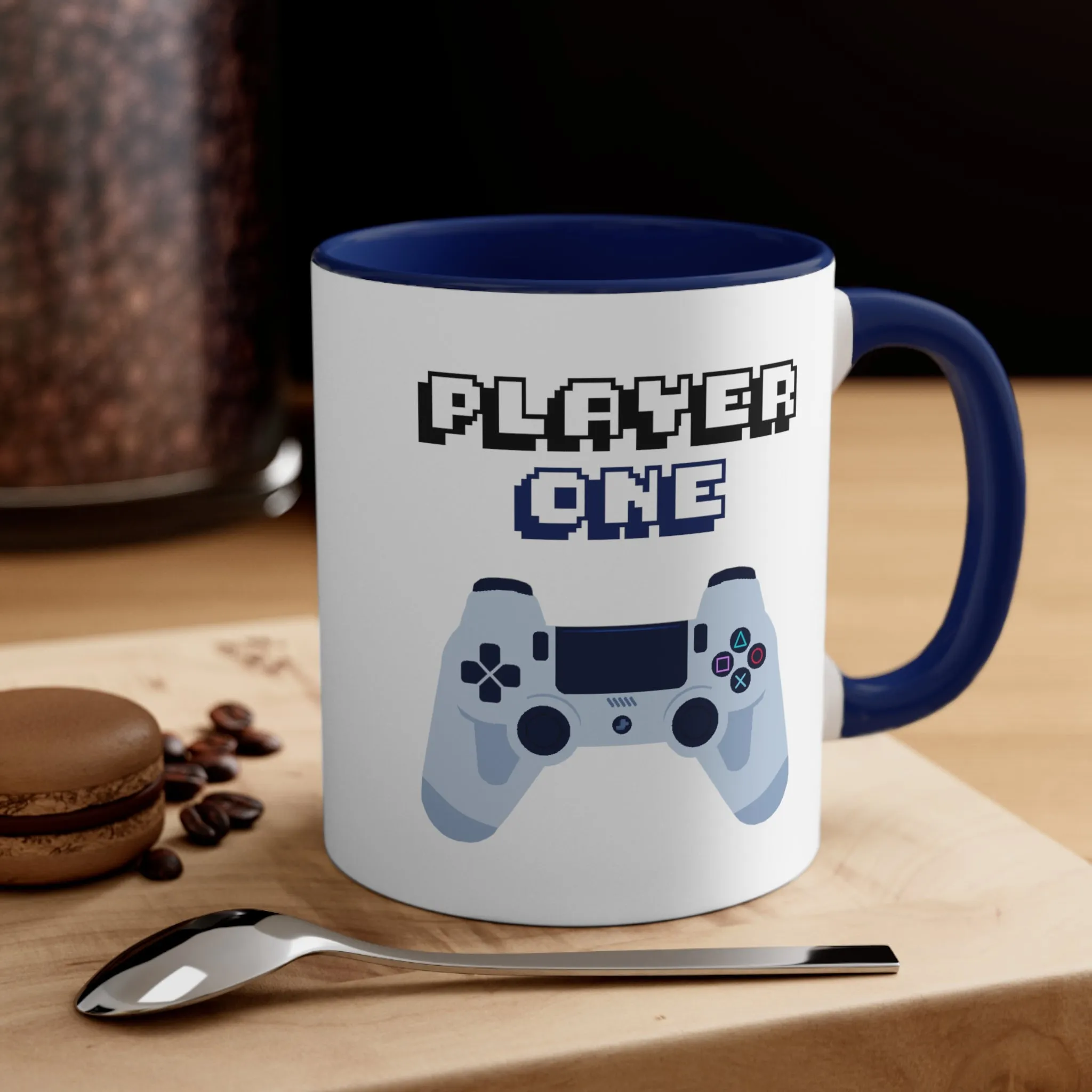 Player One Accent Coffee Mug, 11oz