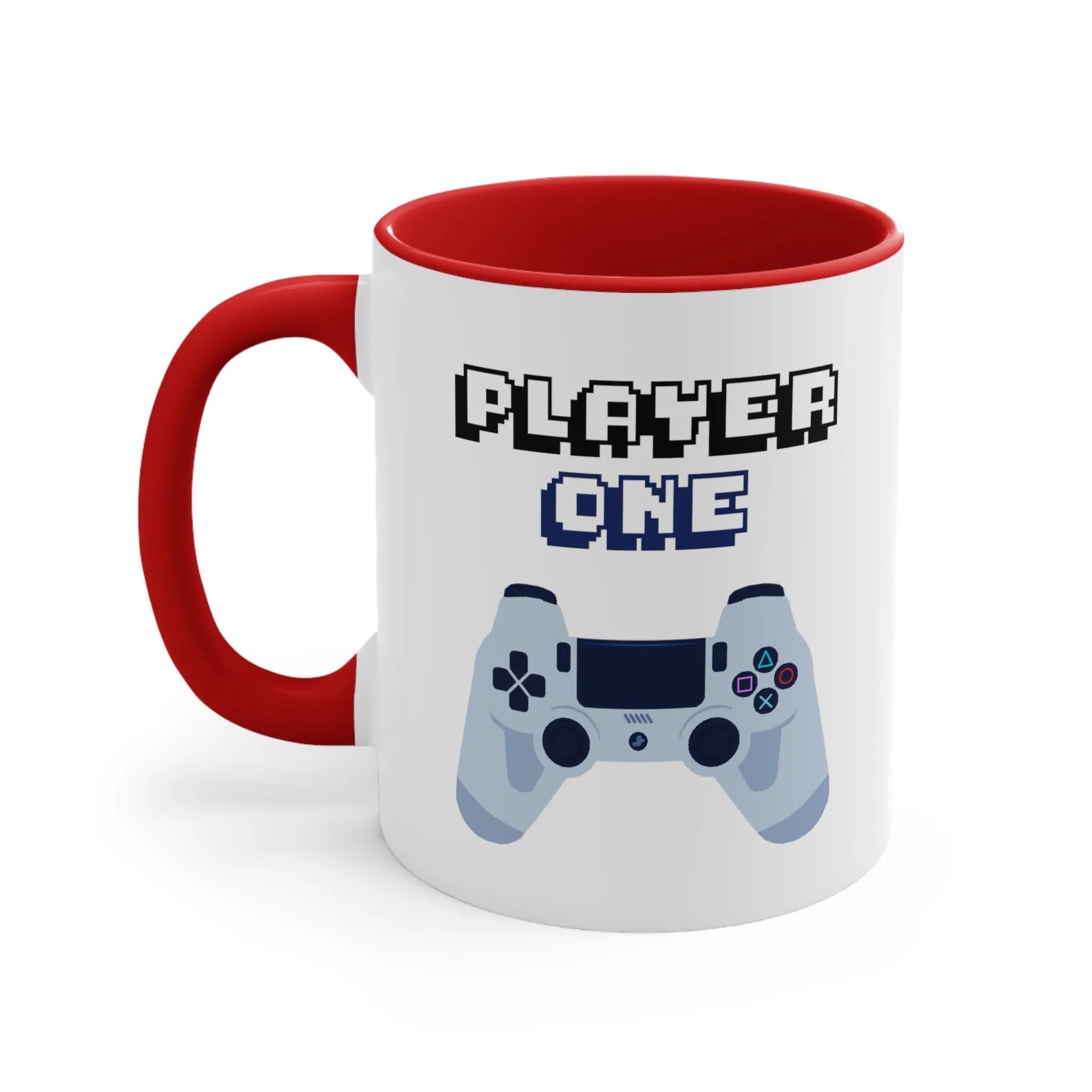Player One Accent Coffee Mug, 11oz