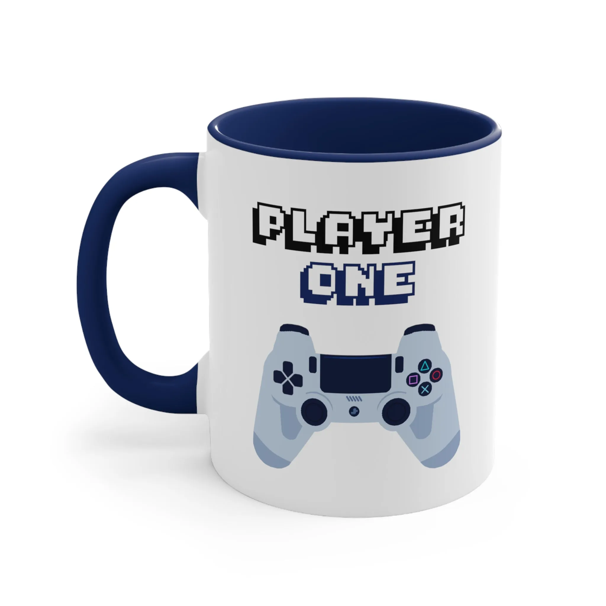 Player One Accent Coffee Mug, 11oz