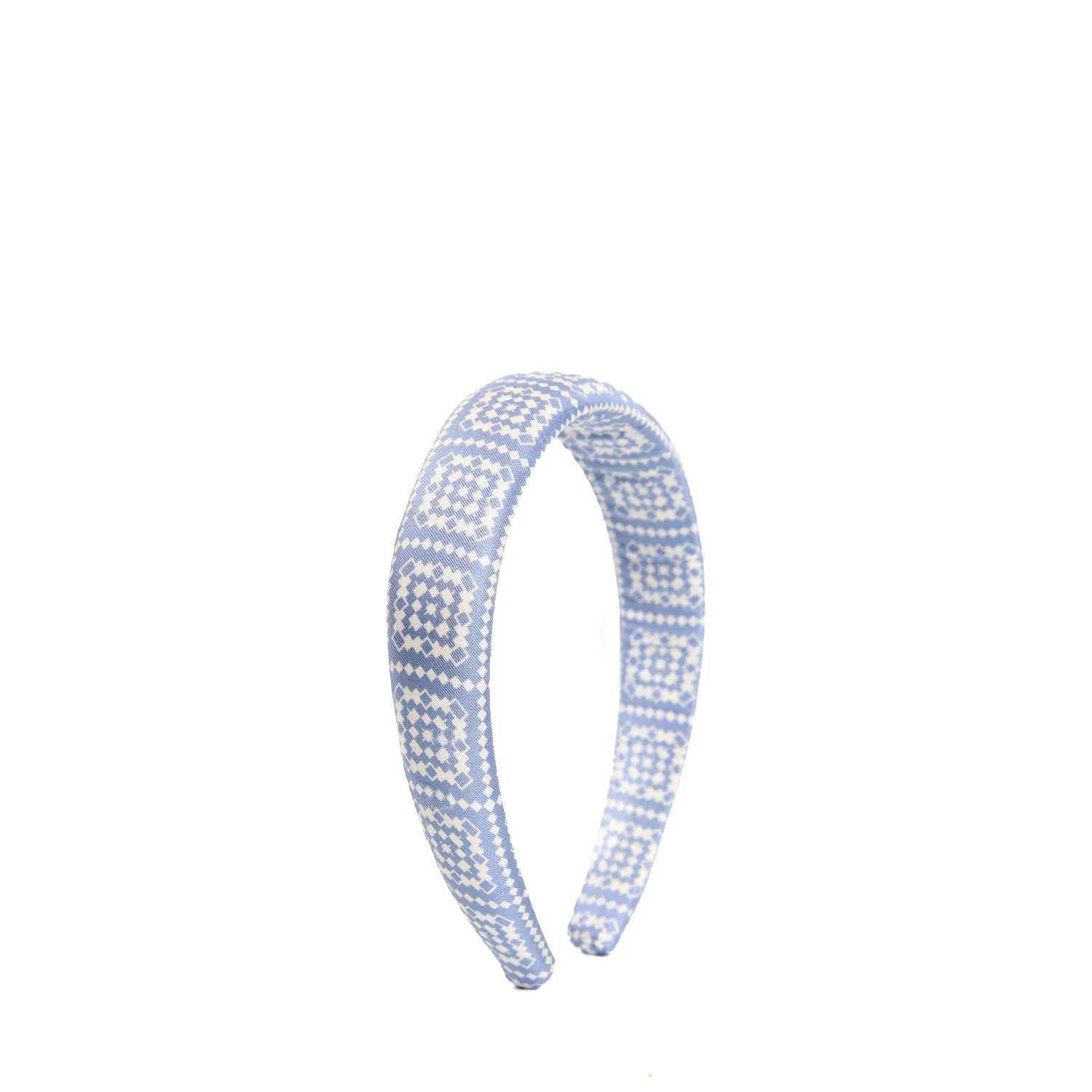 POWDER BLUE SILK HEADBAND