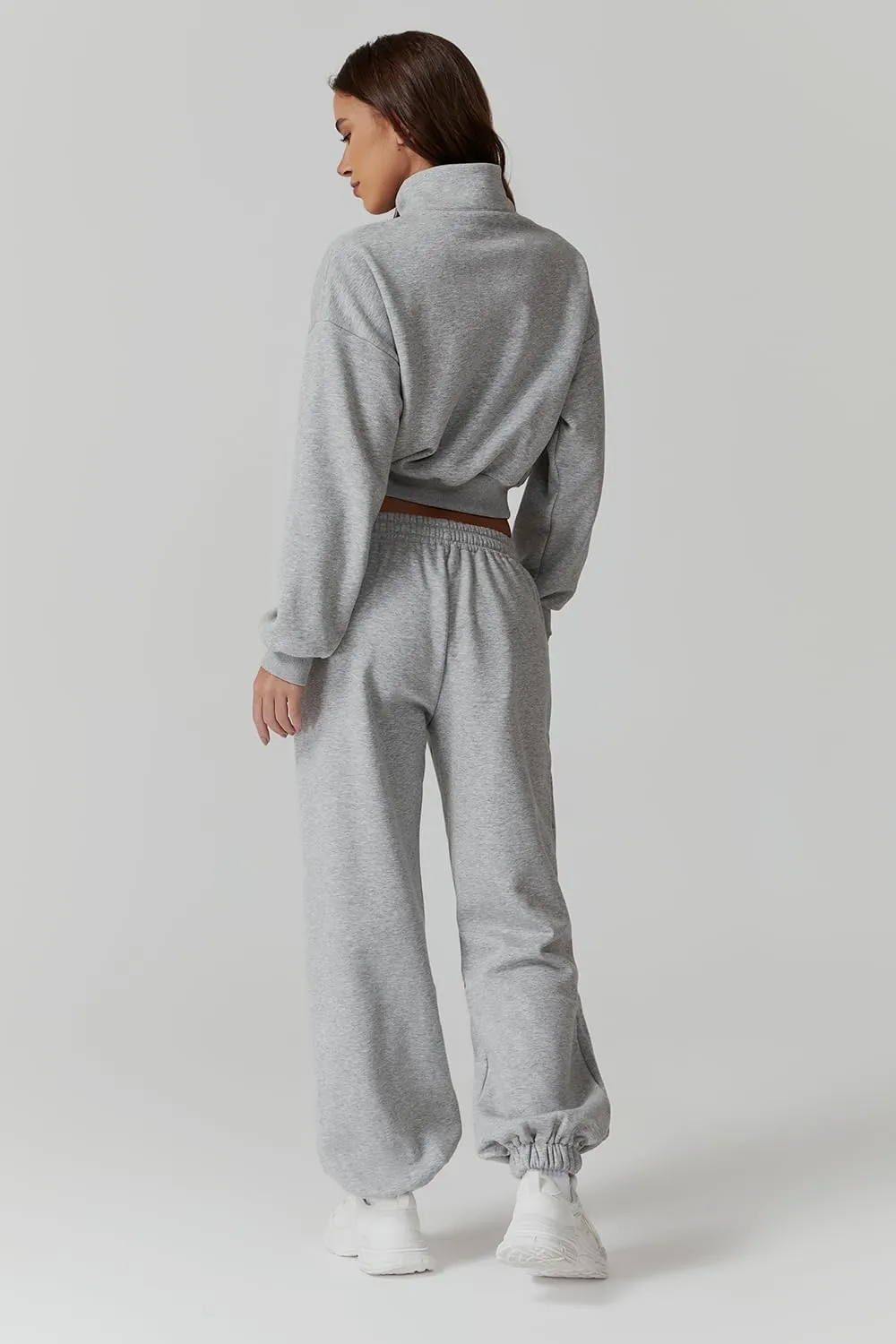 QINSEN Womens 2 Piece Oufits Full Zip Jacket Long Sleeve Sweatsuits Fleece Lounge Tracksuit with Joggers