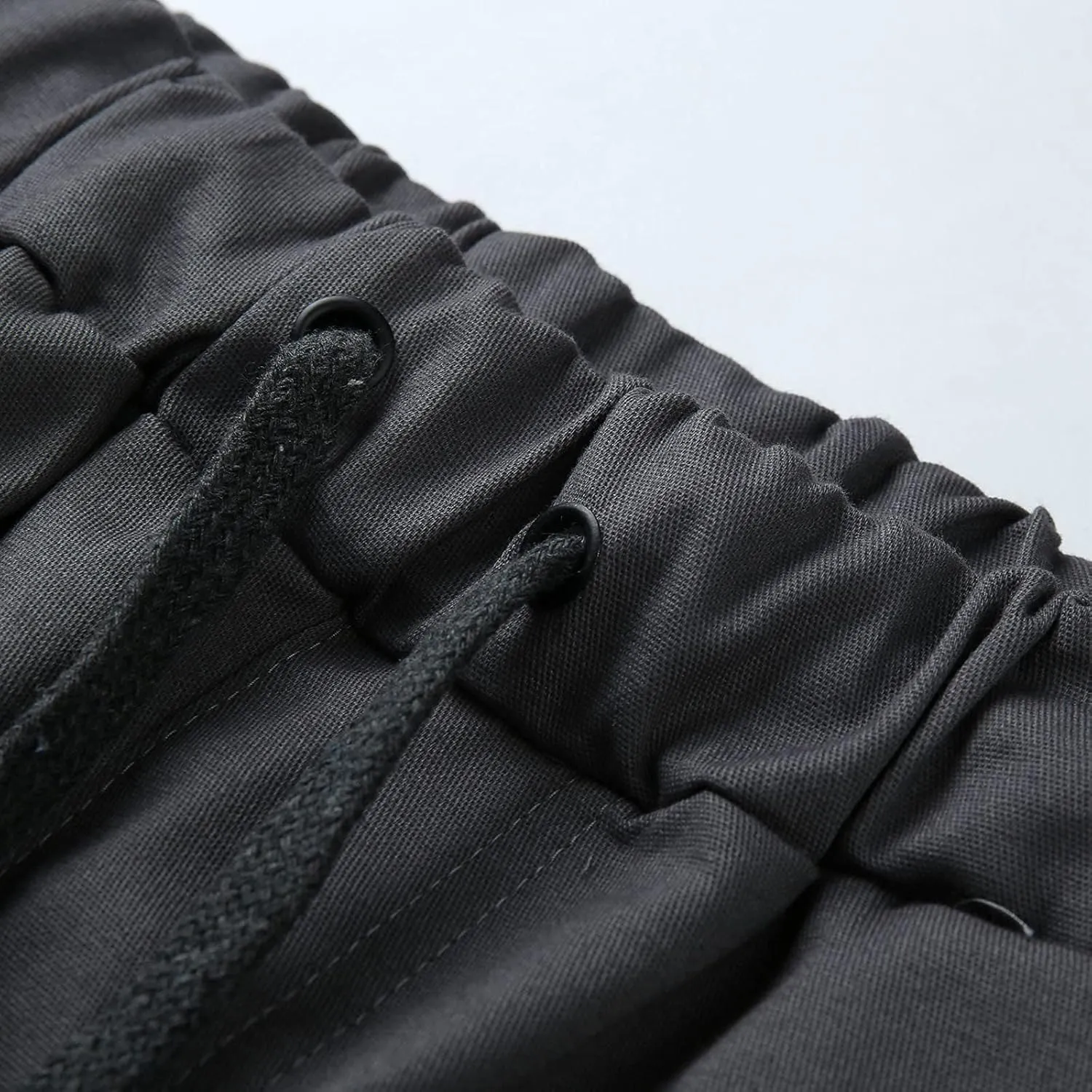 QWENTMTNTY Mens Fashion Joggers Slim Fit Casual Sports Cotton Cargo Pants Stretch Waist Workout Gym Sweatpants Trousers