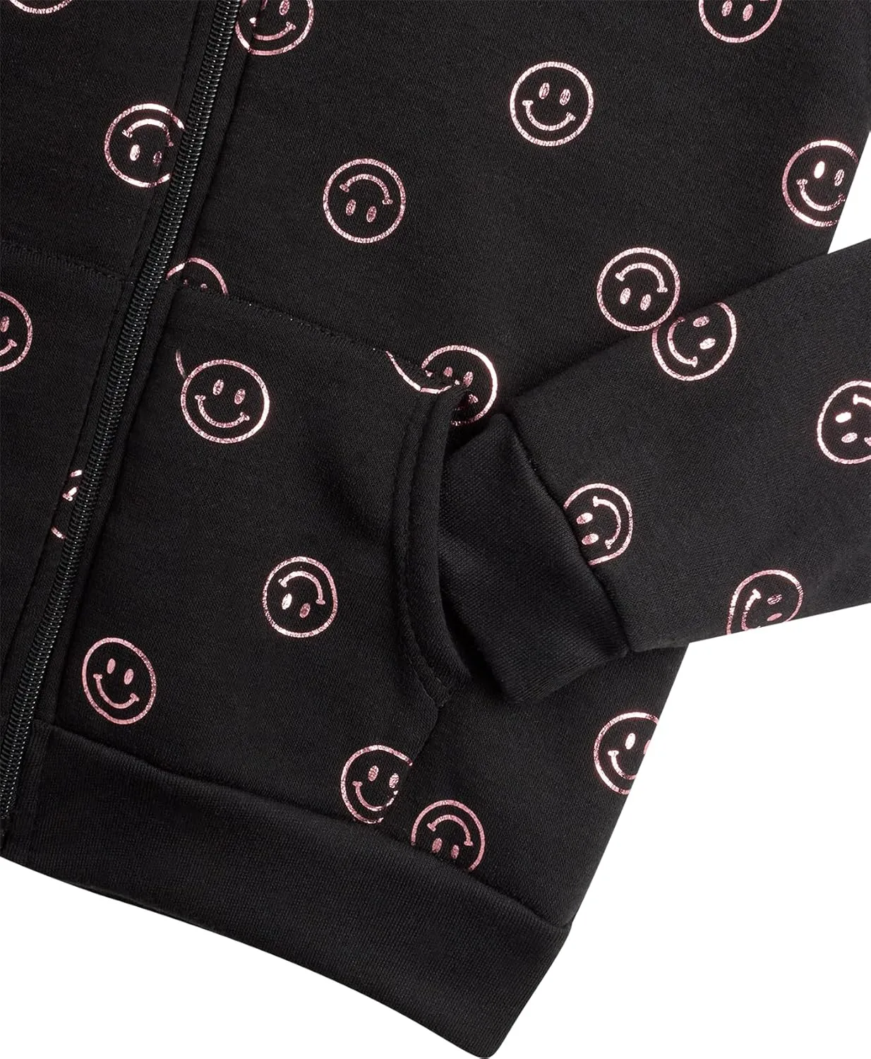 Real Love Girls' Sweatsuit Set - 2 Piece Sweatshirt with Sherpa Fleece Lined Hood and Jogger Sweatpants (7-16)