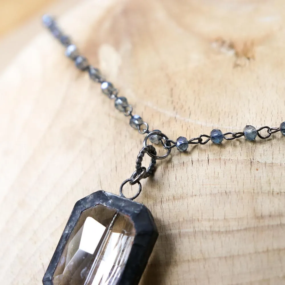 Rectangle Rosary Necklace