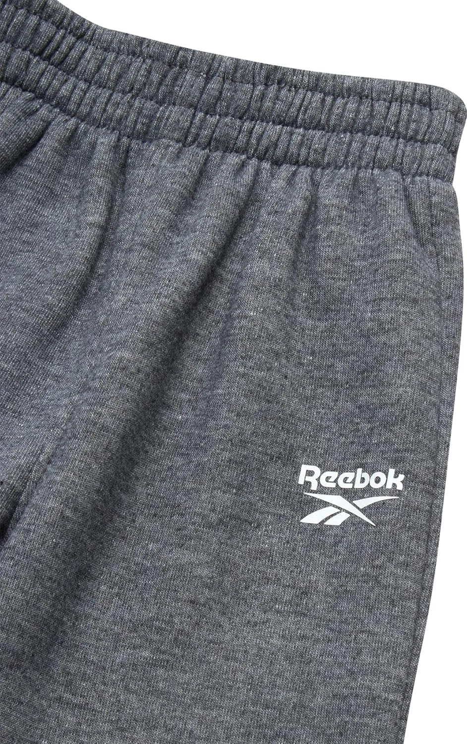 Reebok Toddler Boys' Sweatsuit Set - 2 Piece Active Fleece Hoodie Sweatshirt and Jogger Sweatpants Set for Boys (Sizes: 2T-7)