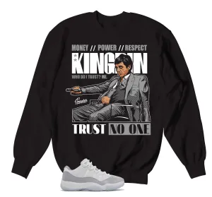 Retro 11 Cement Grey Trust issues Sweater