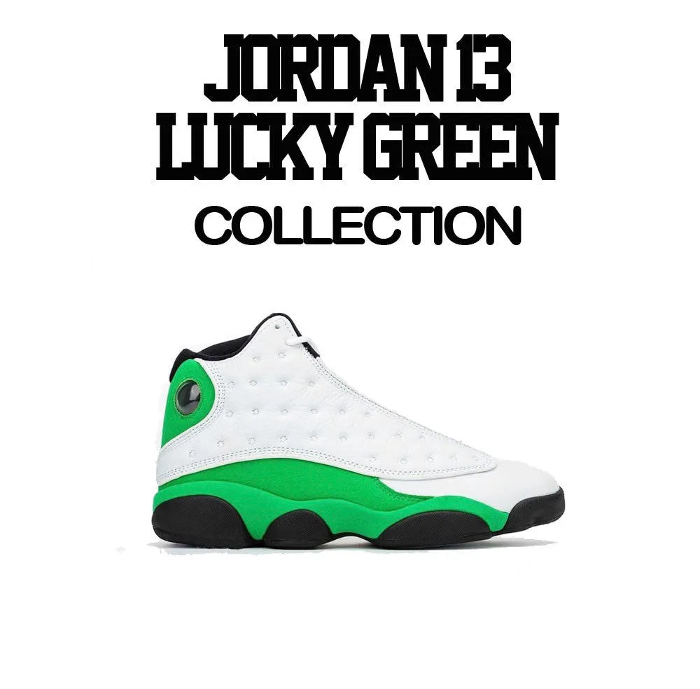 Retro 13 Lucky Green Raging Face Shirt