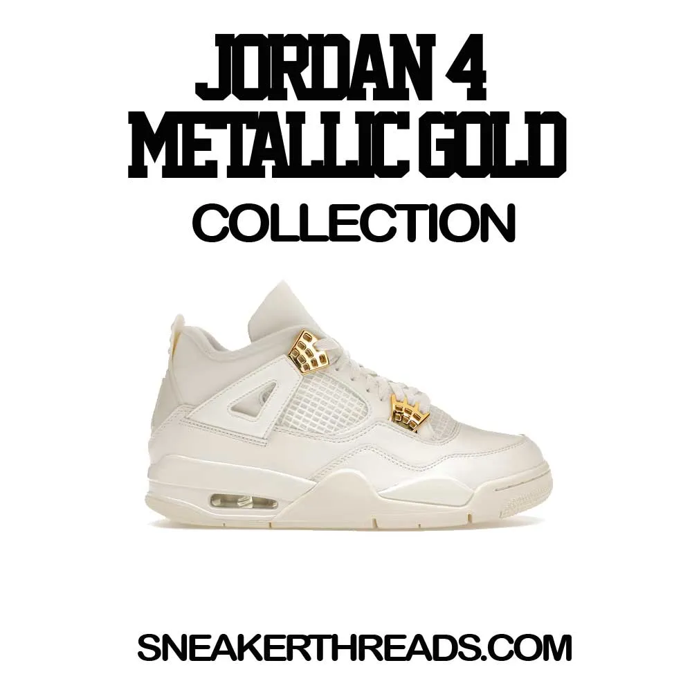 Retro 4 Metallic Gold Nineties Shirt