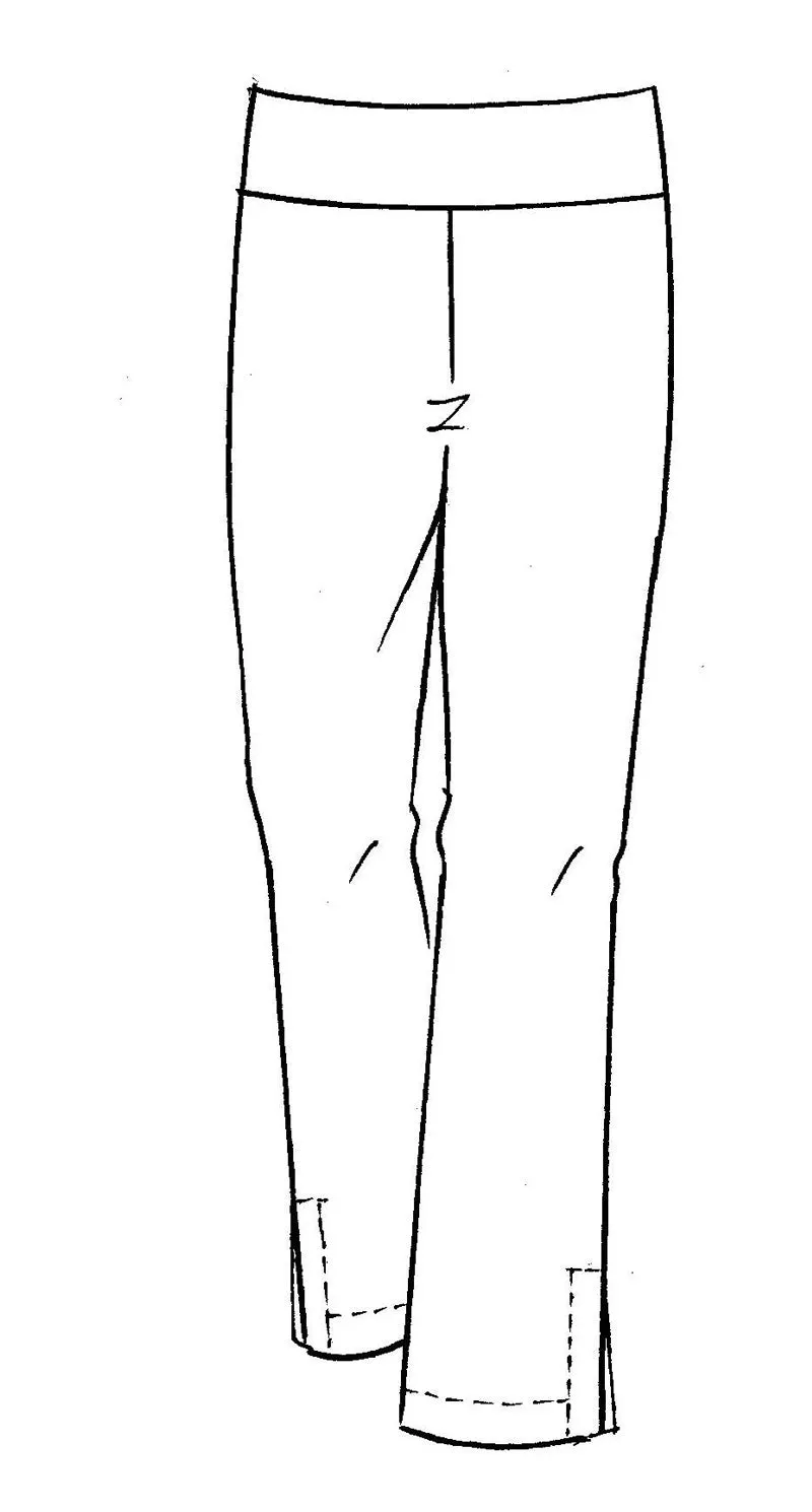 Roma Side Split Boot Leg Pant