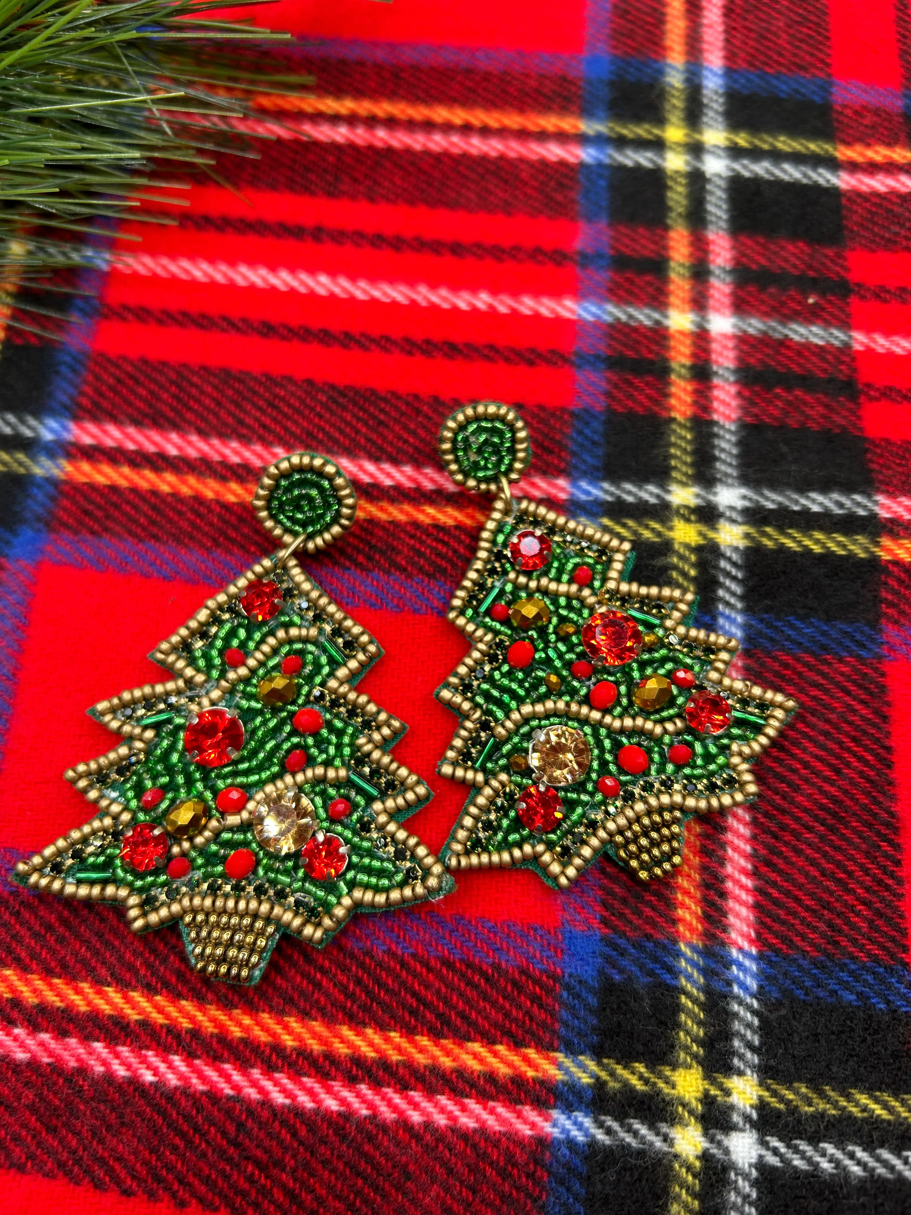 Santa's Sleigh Earrings