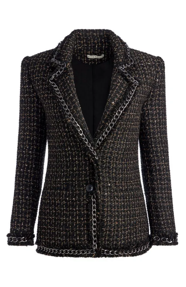 Shan Chain Fringe Blazer