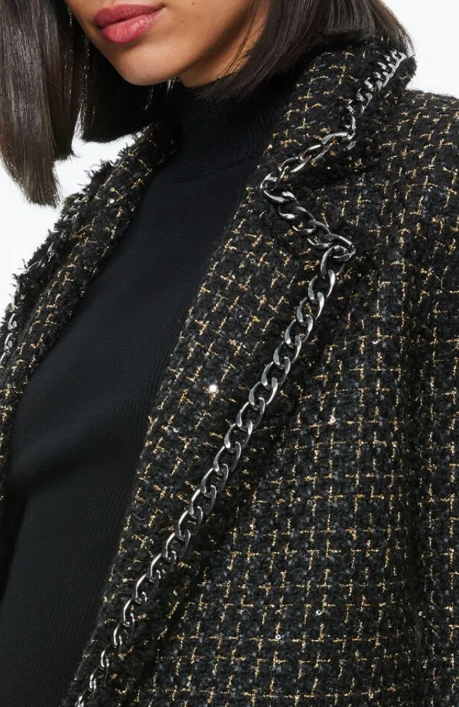Shan Chain Fringe Blazer