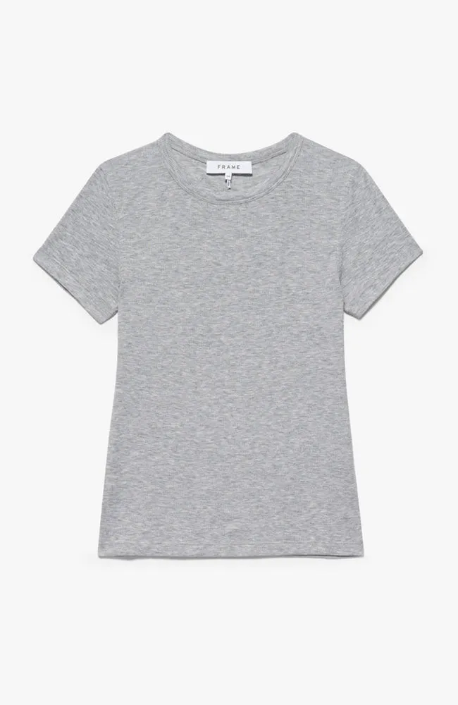 Shrunken Tee in Gris Heather