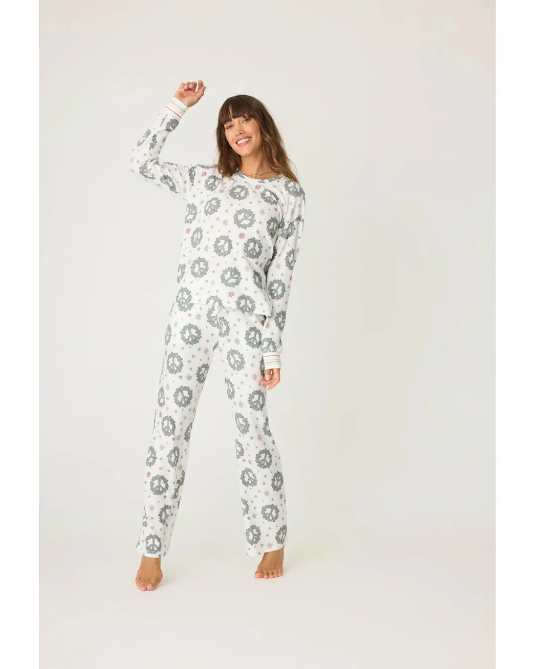 Sleep Pant Joy To The World Ivory