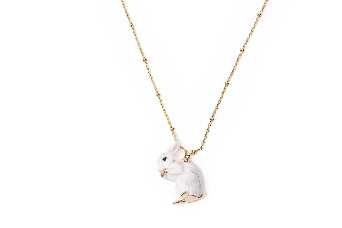 Spring Rabbit Pendant - Long