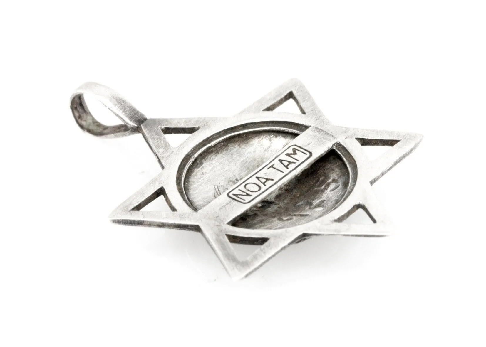 Star Of David With Couple Medallion