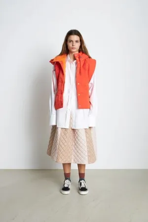 Stella Nova Hooded Orange Red Vest