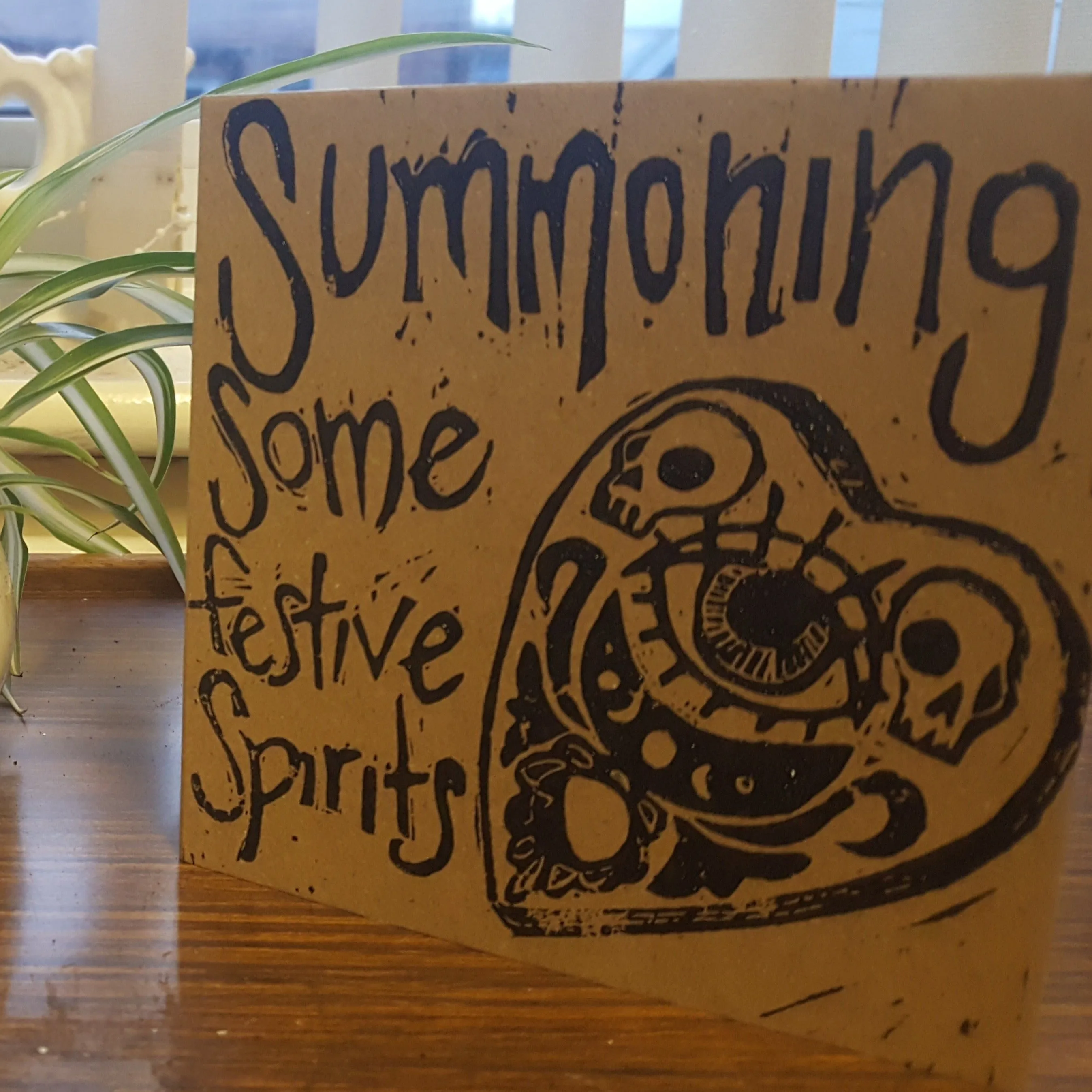 Summoning some festive spirits Christmas cards