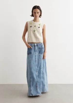 Susana Denim Skirt