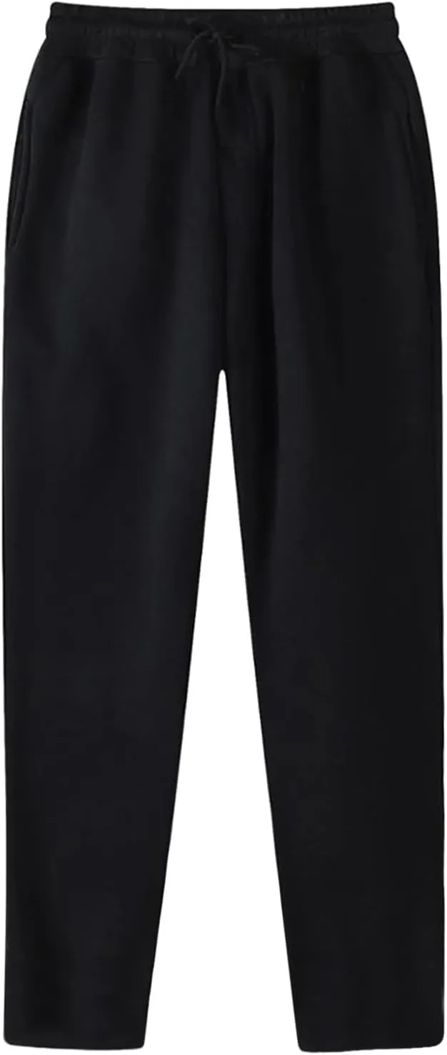 Sweatpants for Men Jogger, Men's Sweatpants Tapered Gym Running Workout Pants Workout Drawstring Lightweight Sports Trousers