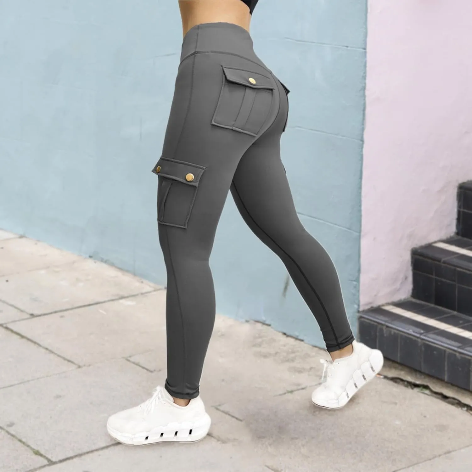 Sweatpants Woman Plus Size Quick Drying Pants High Waist Trousers Solid Color Casual Cozy Pants with Pockets