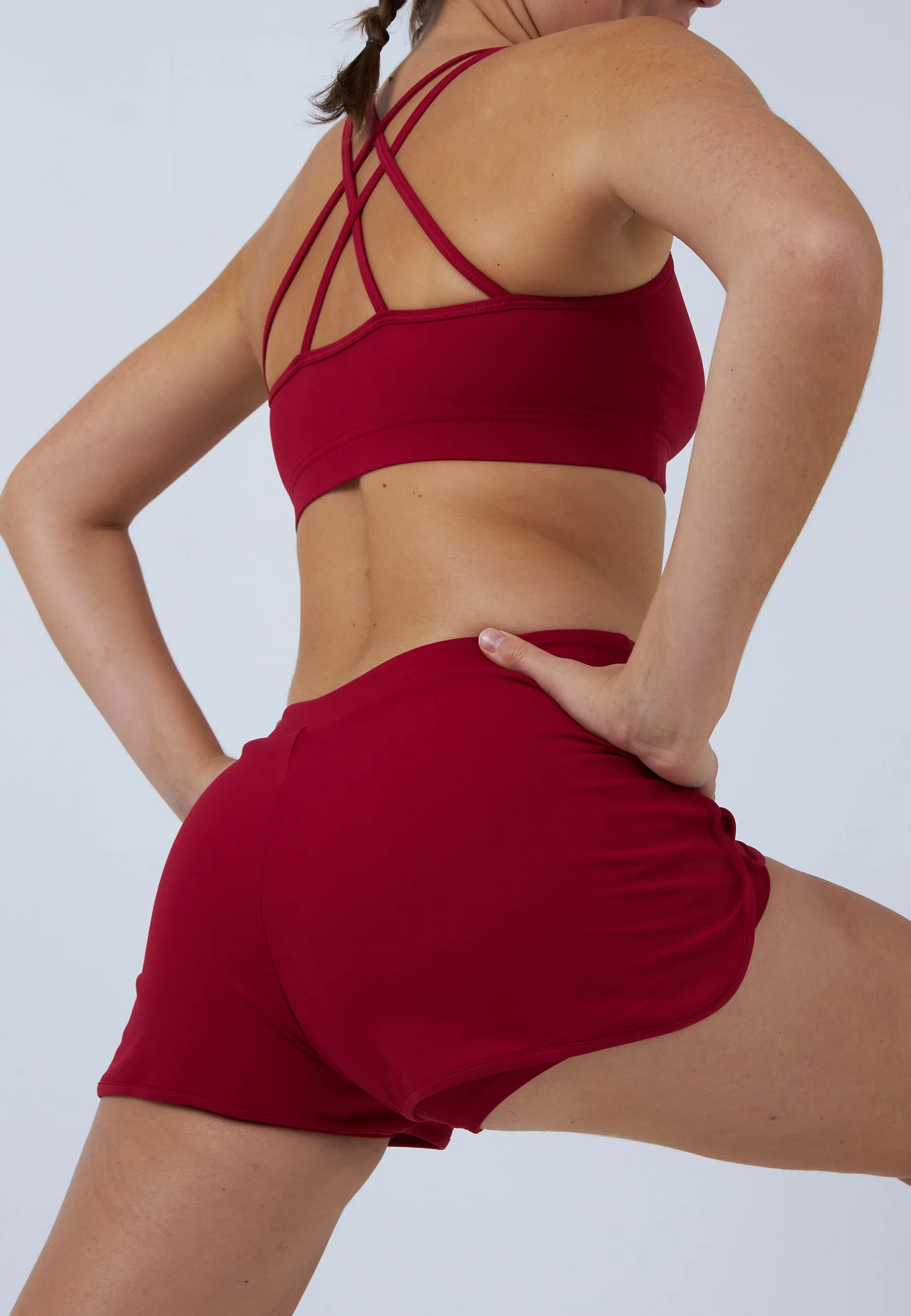 Tennis 2-in-1 Shorts, bordeaux red