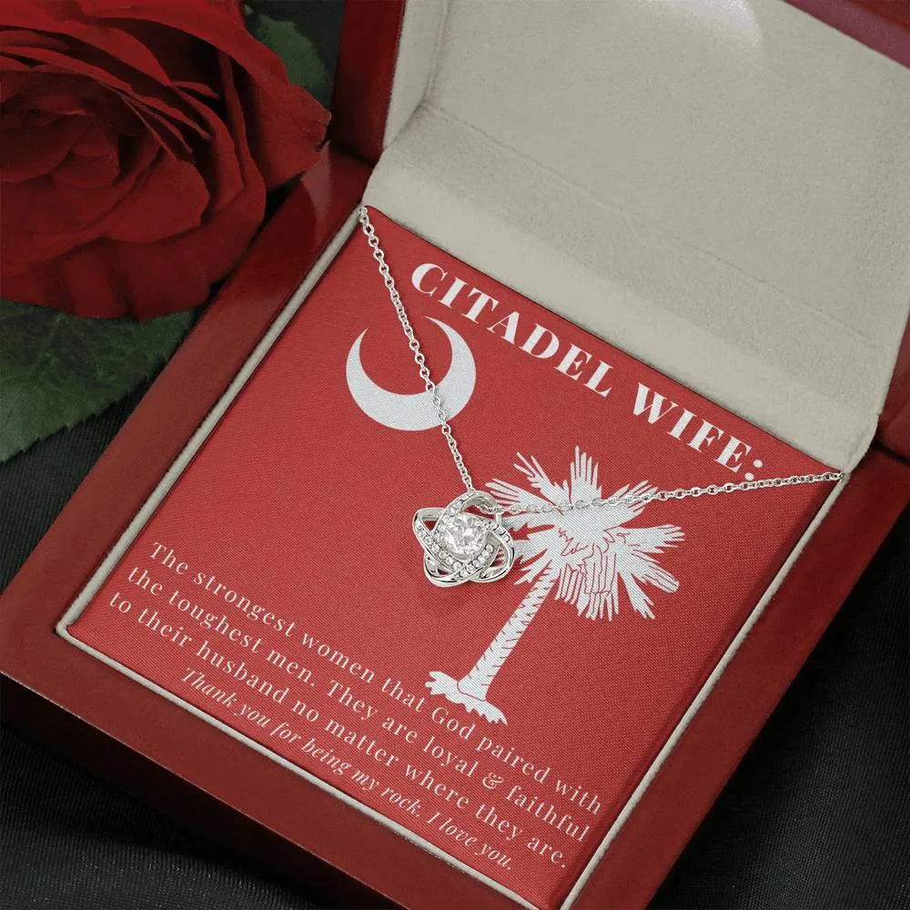 The Citadel,  To my Wife, Love Knot Necklace