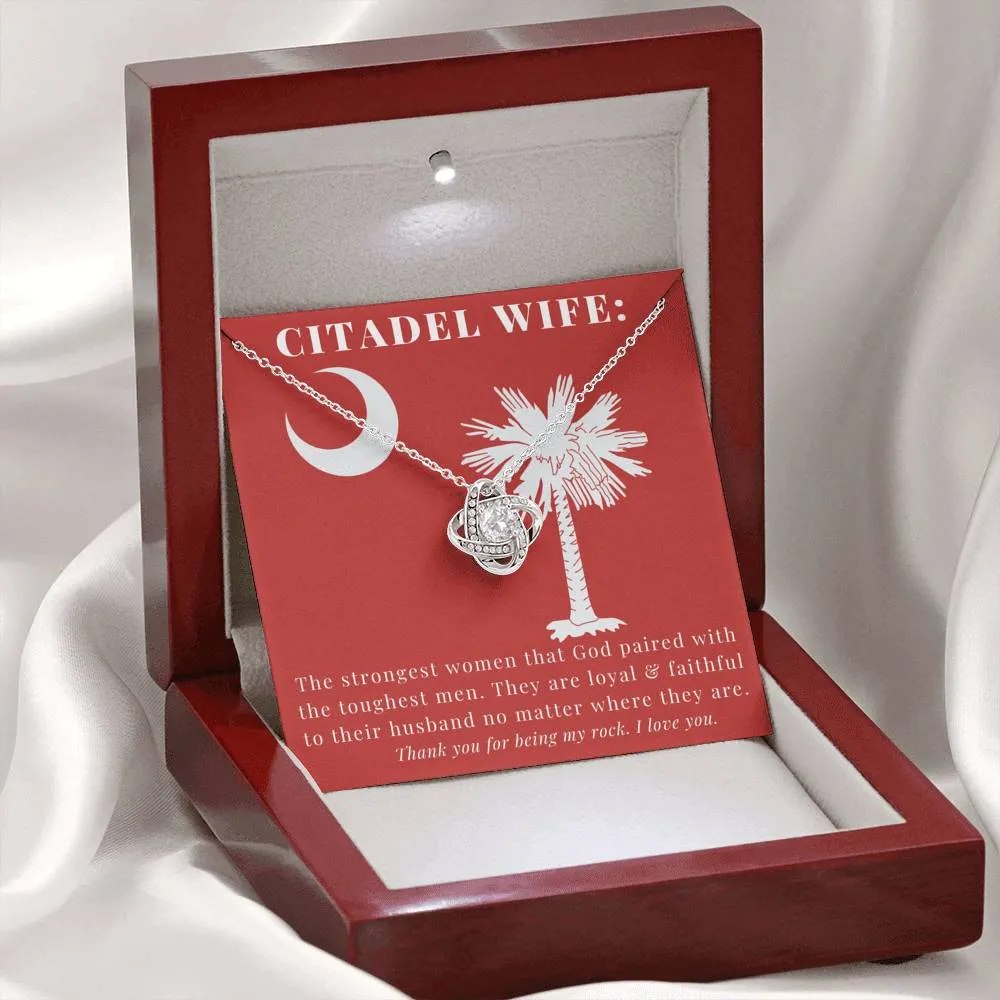 The Citadel,  To my Wife, Love Knot Necklace