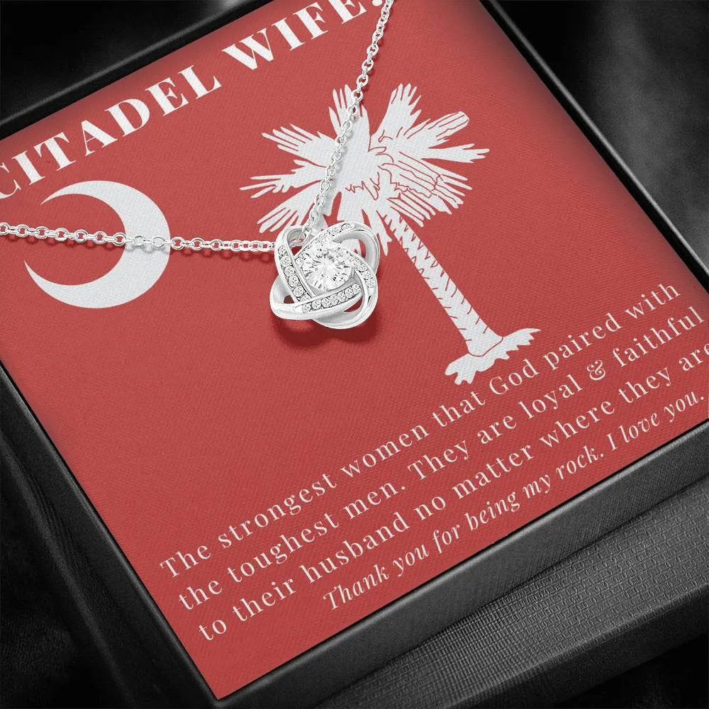The Citadel,  To my Wife, Love Knot Necklace