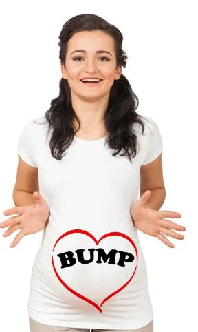 The Man Behind The Bump Maternity Matching Couple Tees