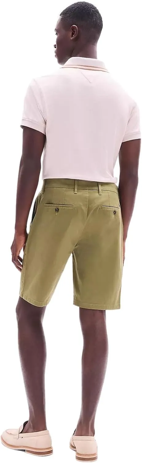 Tommy Hilfiger Men's Casual Stretch 9 Chino Shorts, 40, Sand