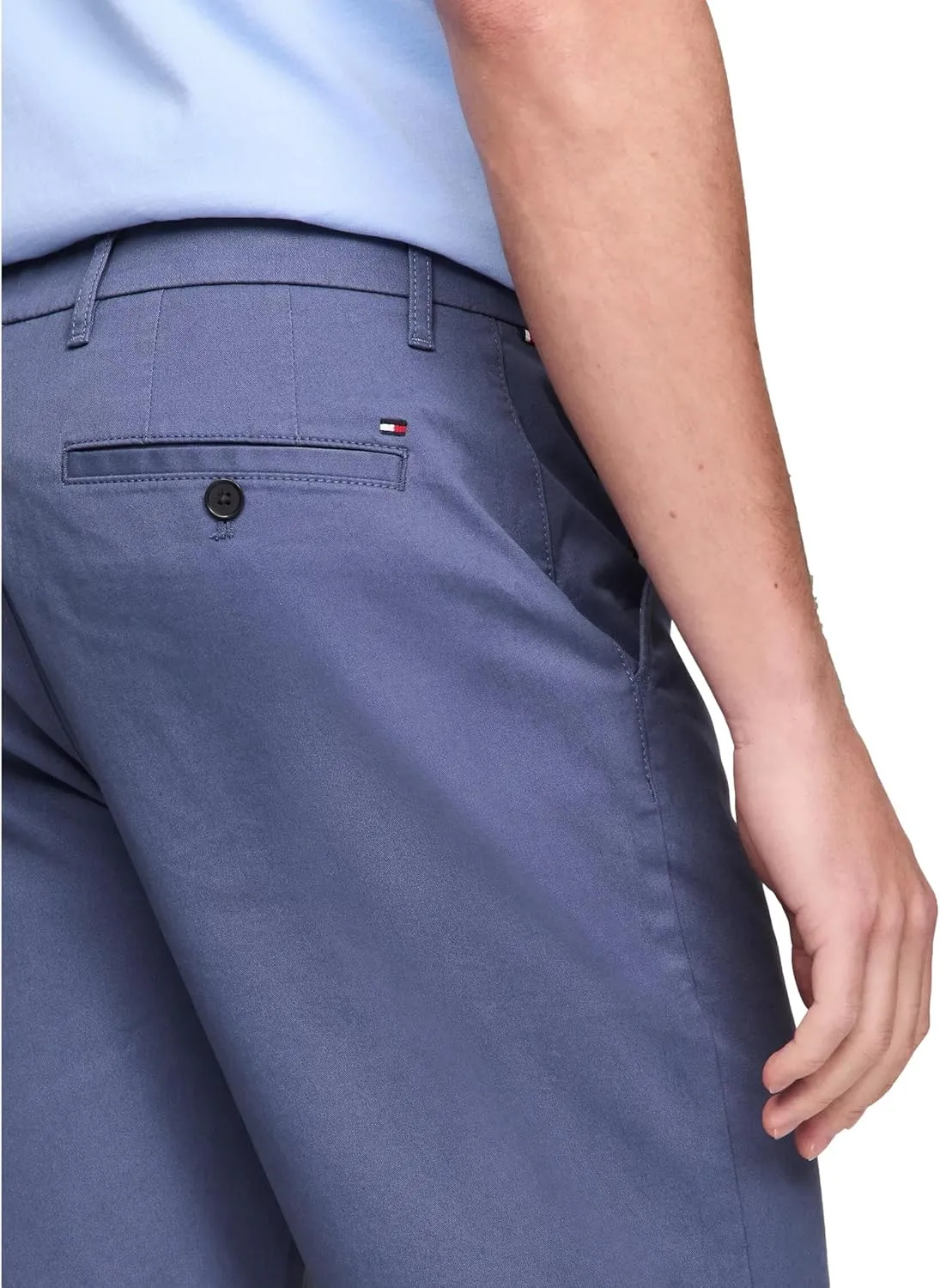 Tommy Hilfiger Men's Casual Stretch 9 Chino Shorts, 40, Sand