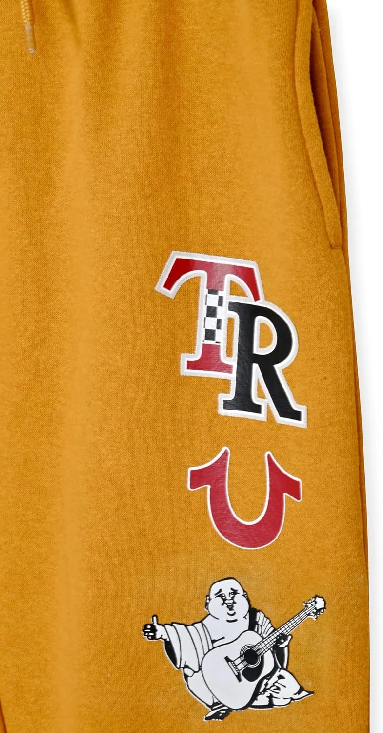 True Religion Boys Sweatshirts and Sweatpants for Kids 2 Piece Clothing Set Fleece Hoodie and Jogger Pants