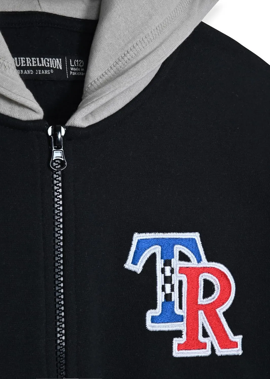 True Religion Boys Sweatshirts and Sweatpants for Kids 2 Piece Clothing Set Fleece Hoodie and Jogger Pants